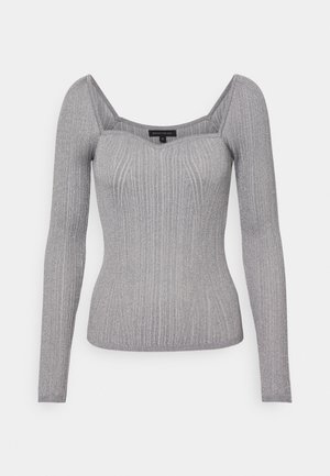 Striktrøje - silver-coloured