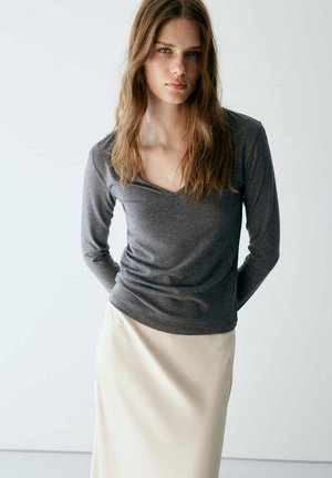 Mango, ADULT - T-shirt à manches longues - grey