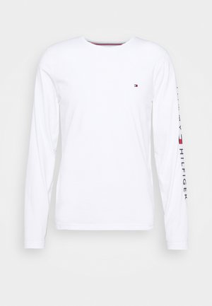 Tommy Hilfiger LOGO LONG SLEEVE TEE - Topper langermet - white