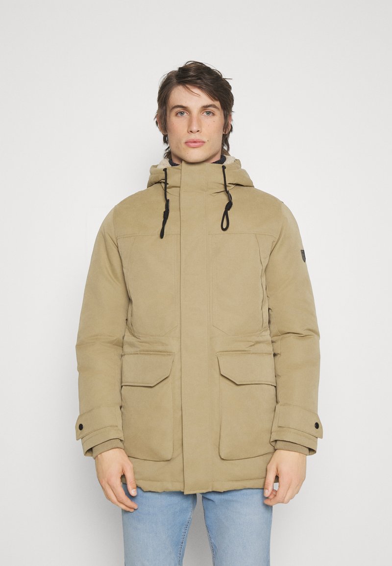 Jack & Jones JJECLIP Winterjacke elmwood/braun Zalando.at