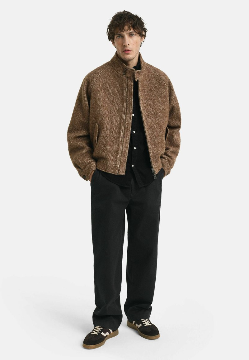 GANT REG Hemd black/schwarz Zalando