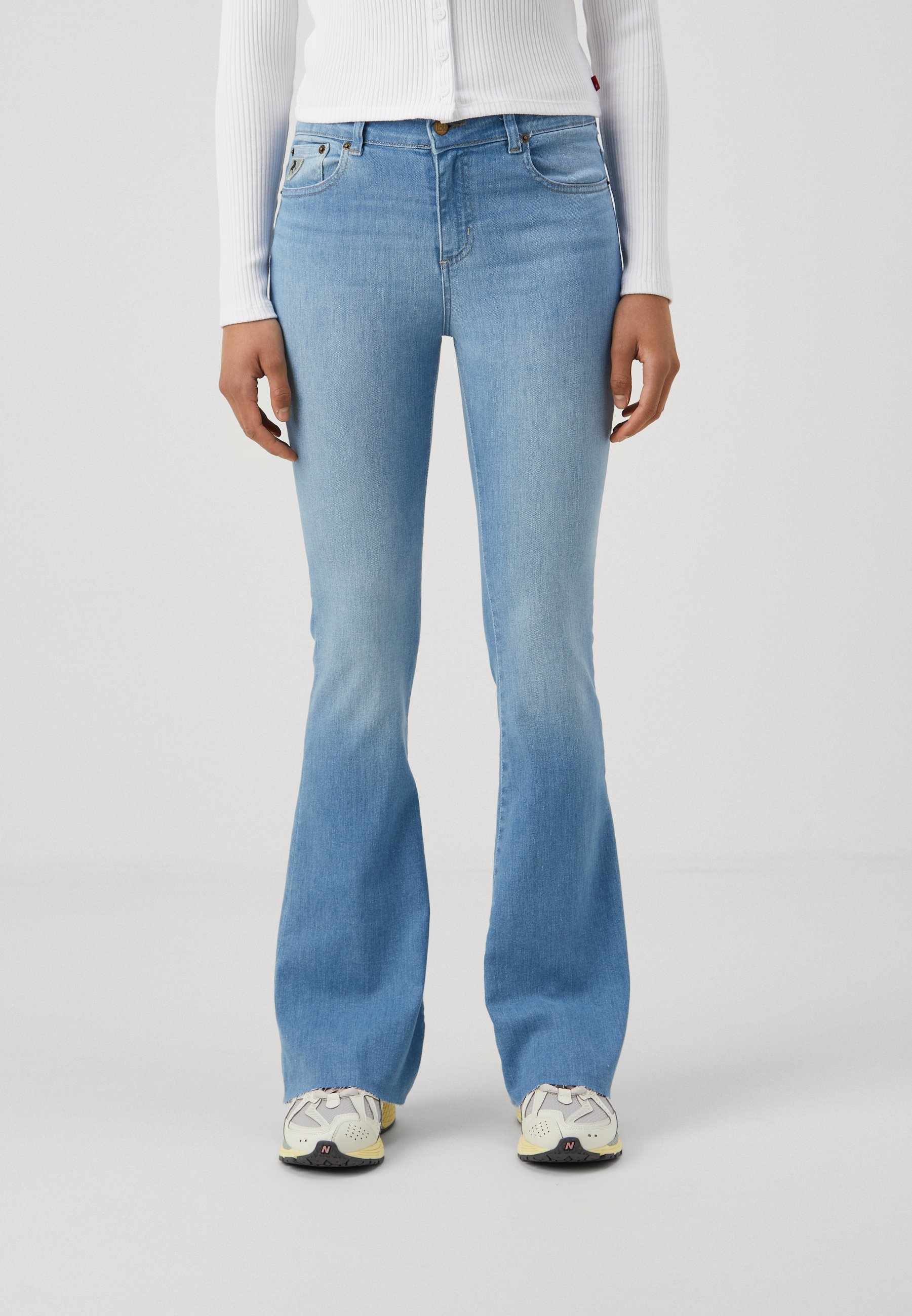 LOIS Jeans RAVAL EDGE - Flared Jeans - hypersoft valencia/blue 