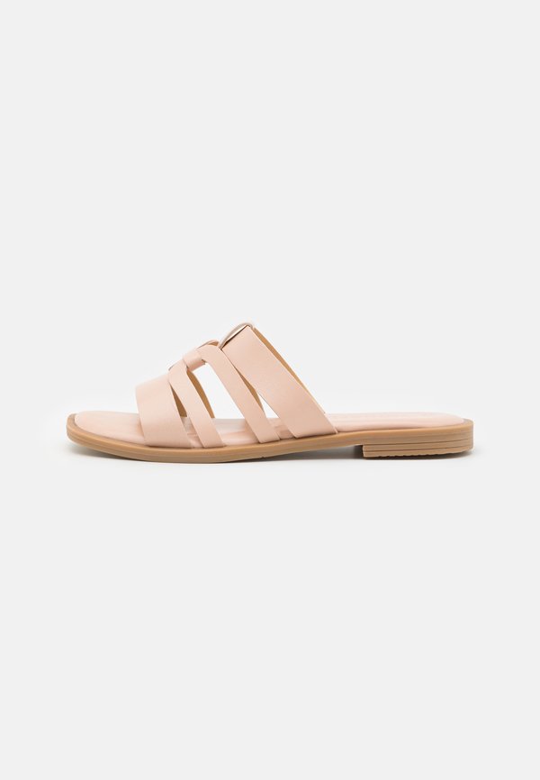 Pantolette flach - rose