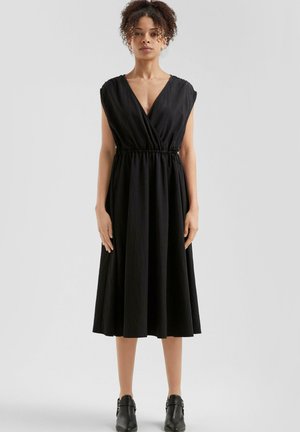 MIT TUNNELZUG IN DER TAILLE - Freizeitkleid - schwarz