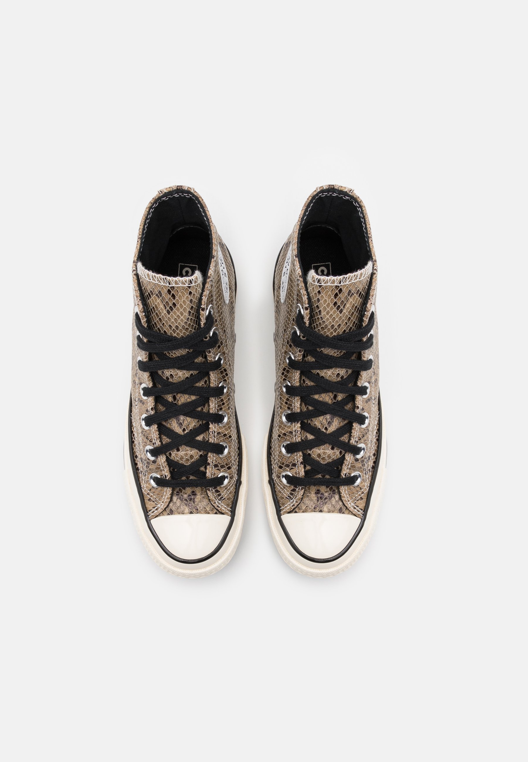 converse blanche reptile