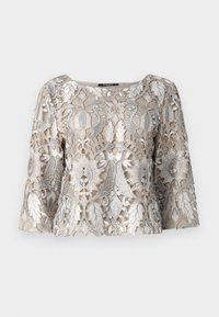 ABUTILONBBIGNARA BLOUSE - Blusa - silver beige