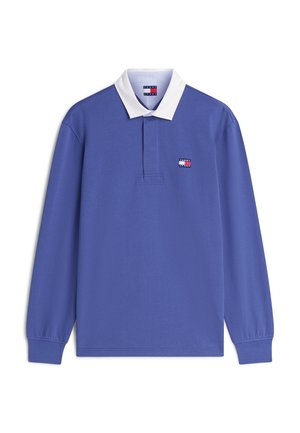 Tommy Jeans, BADGE RUGBY - Maglietta a manica lunga - blue storm