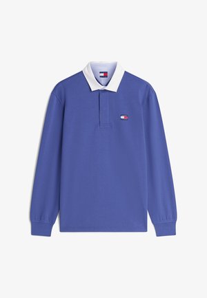Tommy Jeans, BADGE RUGBY - Maglietta a manica lunga - blue storm