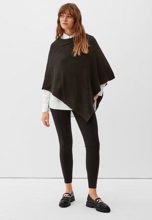 PONCHO - Cape - black