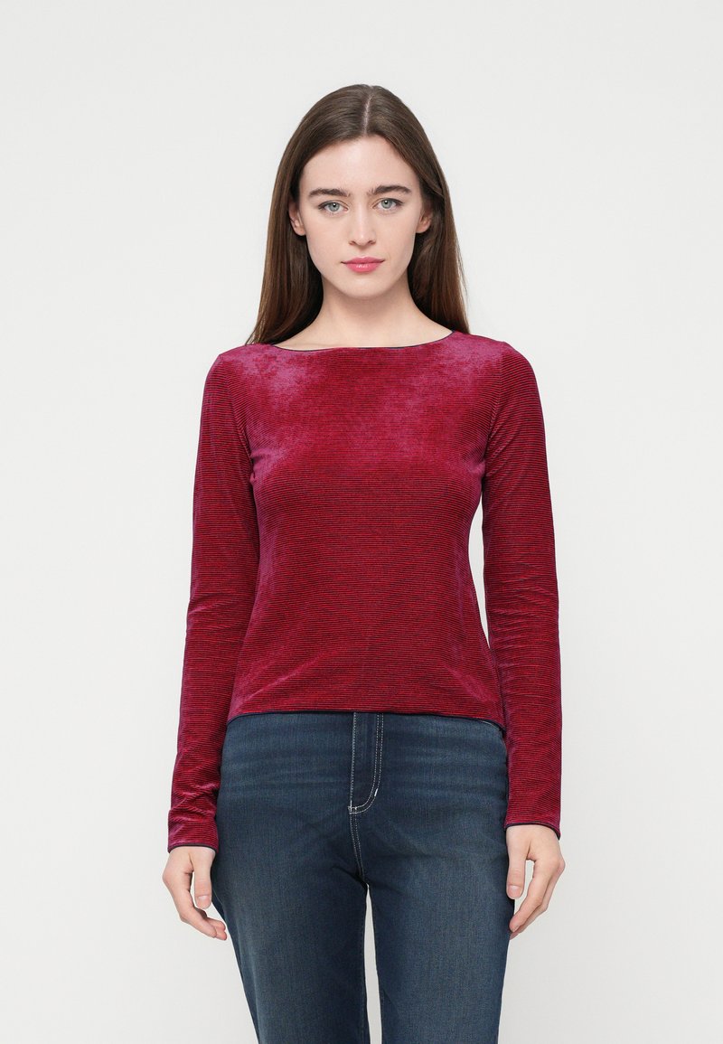 Emporio Armani Longsleeve blauw Emporio Armani Longsleeve blauw