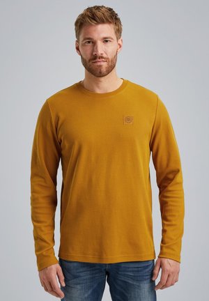 T-SHIRT - Langarmshirt - buckthorne brown