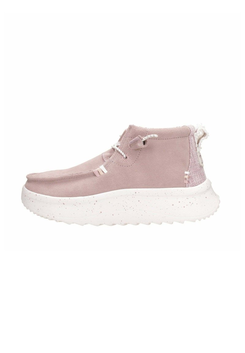 HEYDUDE TRONCHETTO - Botines con plataforma - rosa