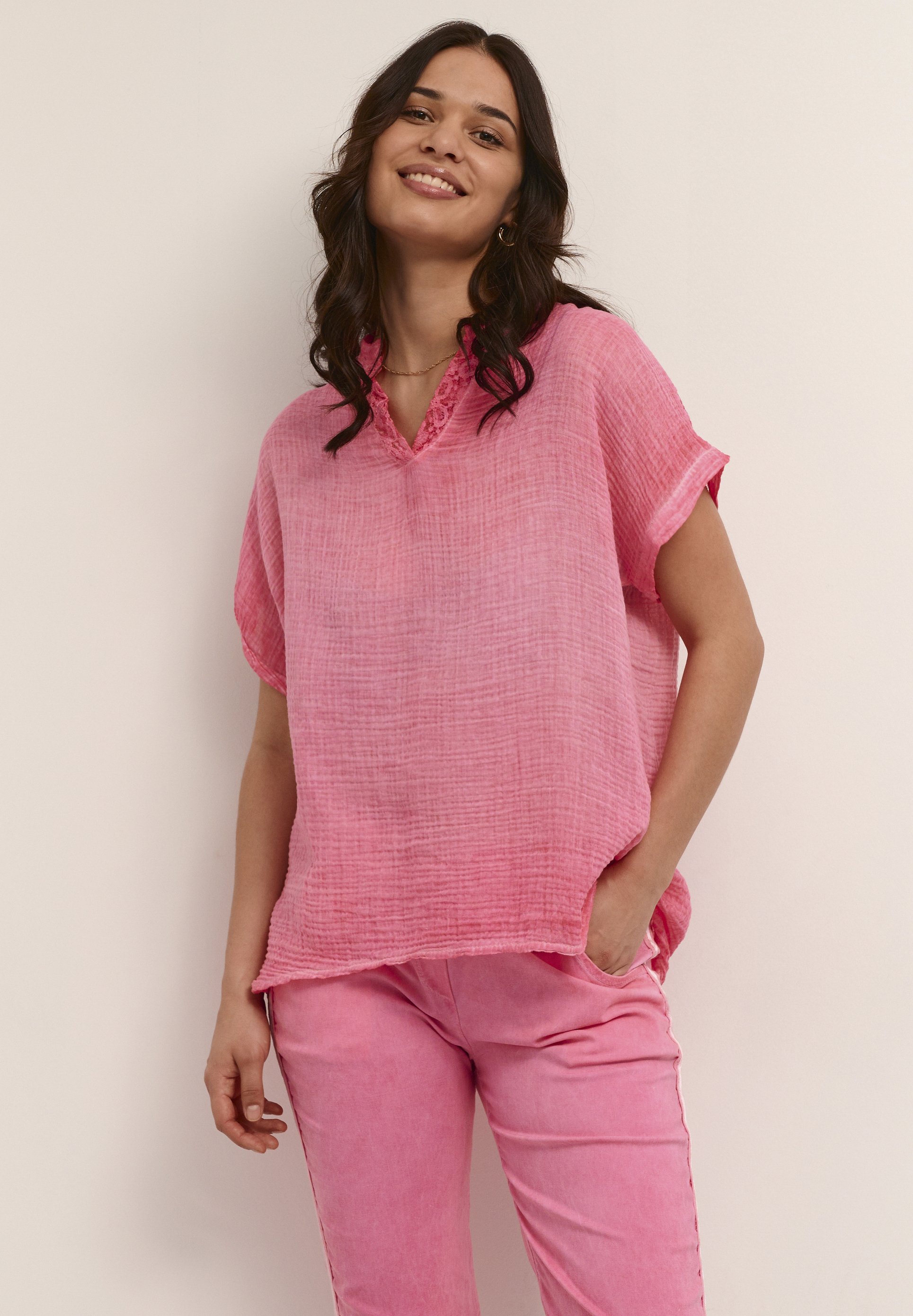 Cream CRSULA - Blouse - washed pink 