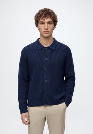Abercrombie & Fitch, FULL BUTTON CARDI - Жилетка - dark blue