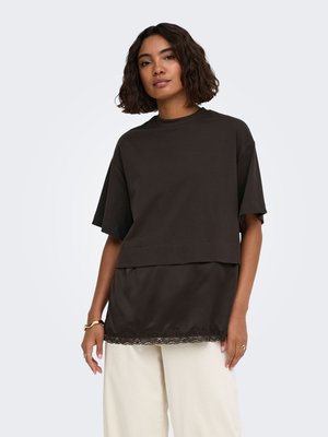 ONLY TOP ONLMEXA TOP - T-shirts print - black coffee