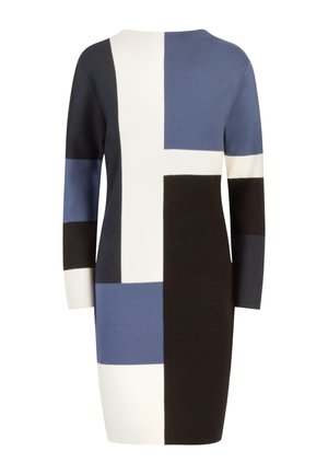 Apart COLORBLOCKING  - Gebreide jurk - nachtblau-multicolor