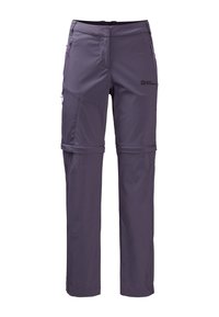 Jack Wolfskin GLASTAL  AWAY - Pantaloni - dark grape