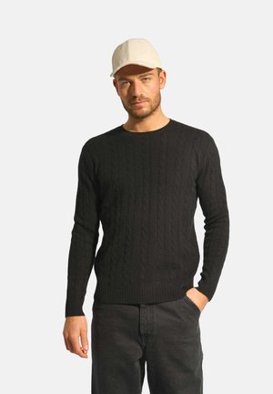 CREW NECK  - Jersey de punto - black