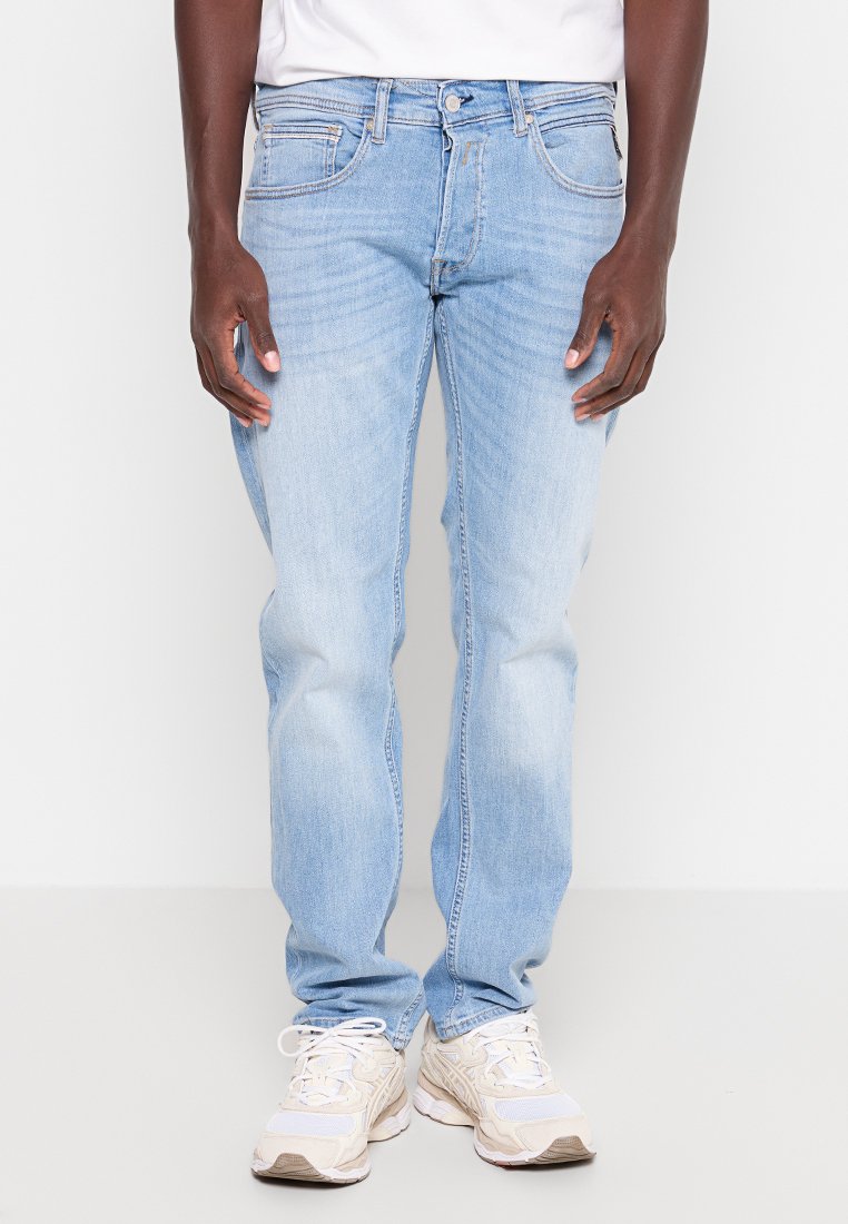 Replay Straight leg jeans lichtblauw Replay Straight leg jeans lichtblauw