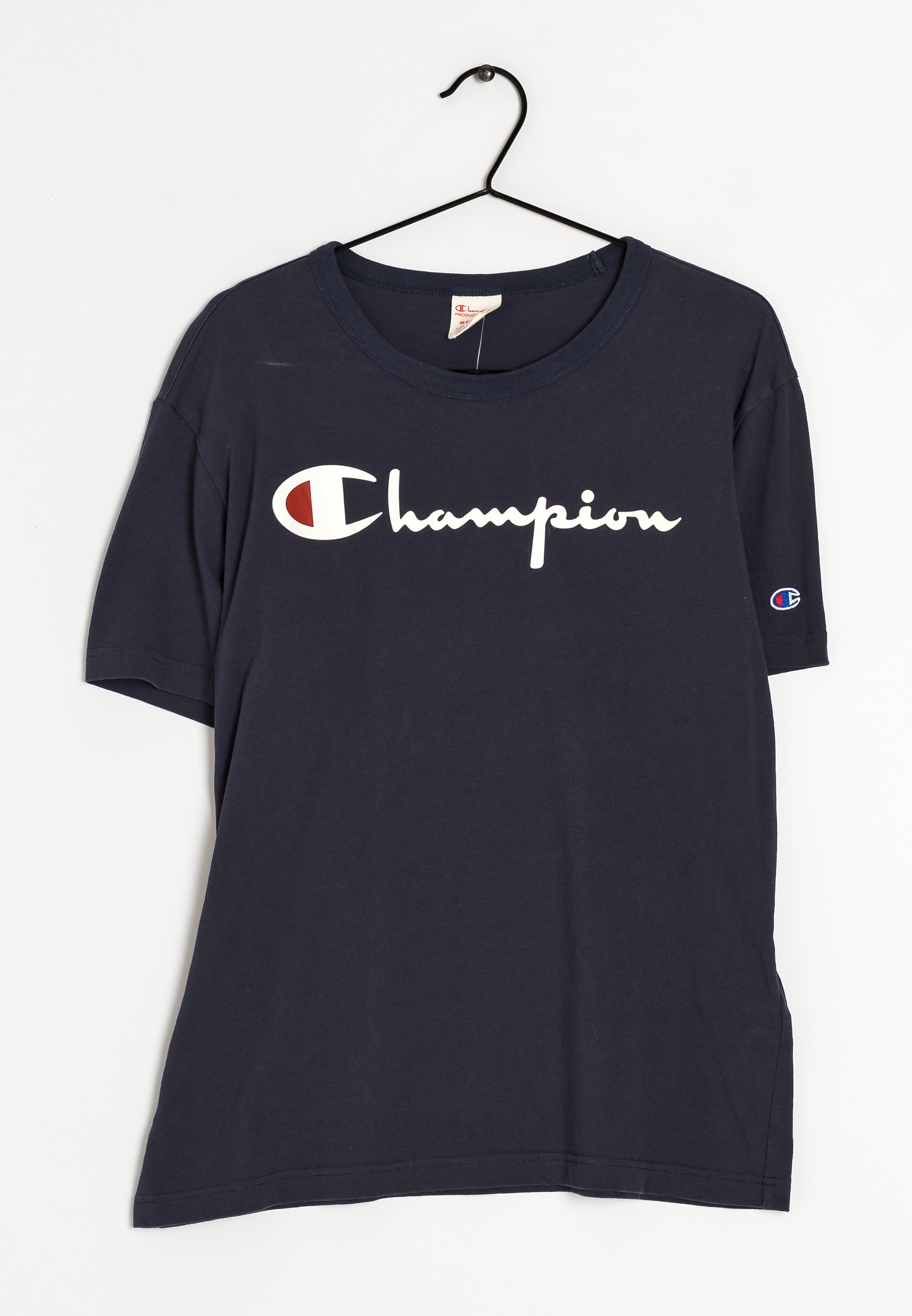 Champion t shirt womens blue Clearance