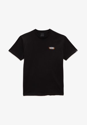 MONTAUK SIDESTRIPE SS - Print T-shirt - black