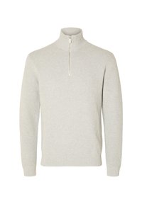 SLHDANE STRUCTURE - Jumper - light grey melange