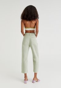 PULL&BEAR Vaqueros rectos - mottled light green