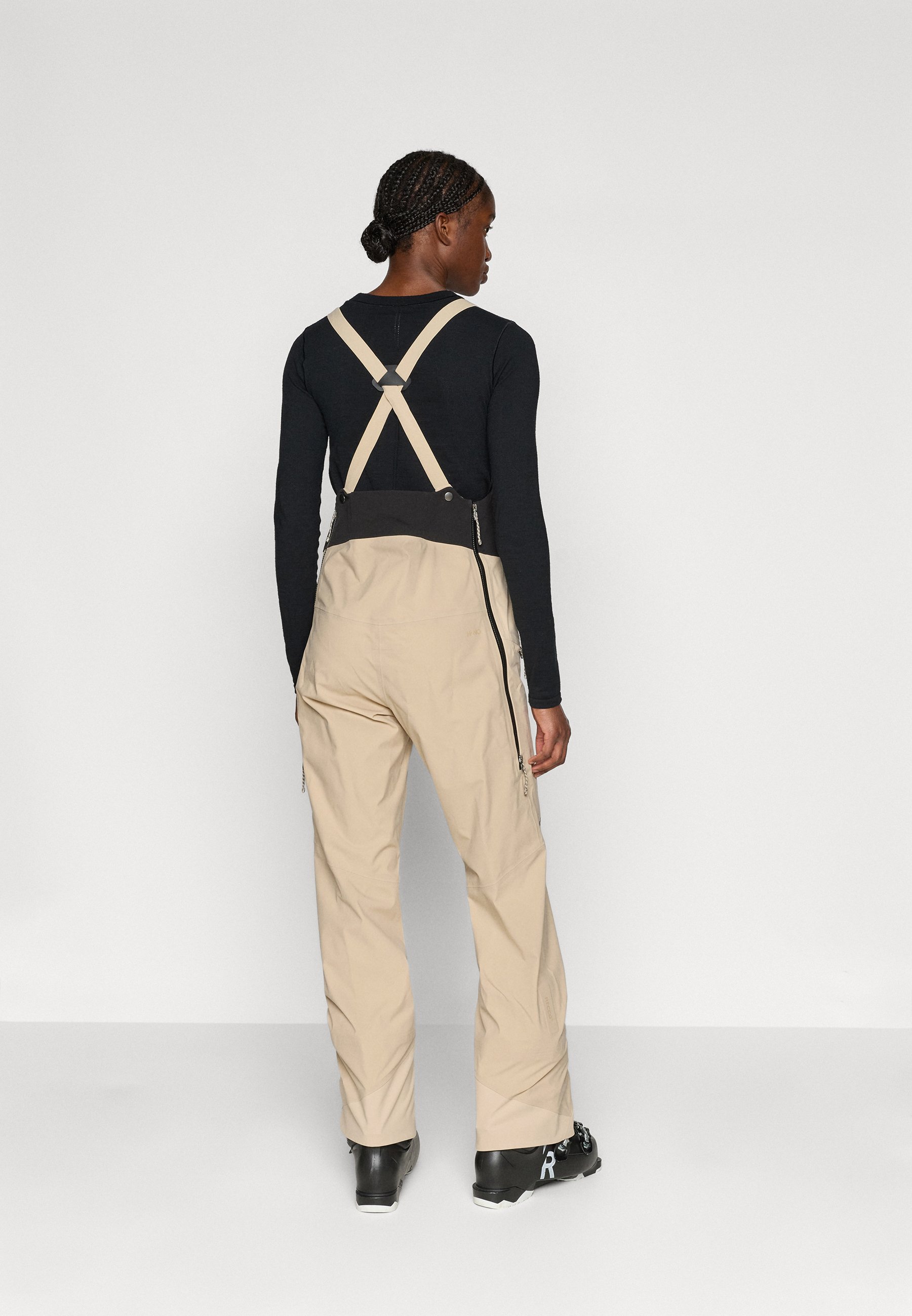 Patagonia SNOWDRIFTER BIBS - Ski pants - oar tan/beige - Zalando.co.uk