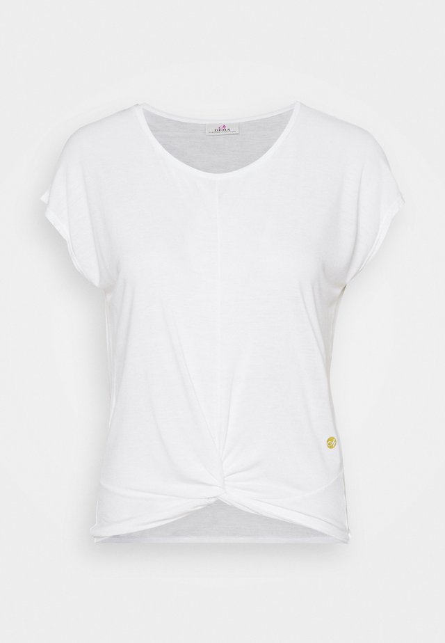 KNOT - T-shirt z nadrukiem - white
