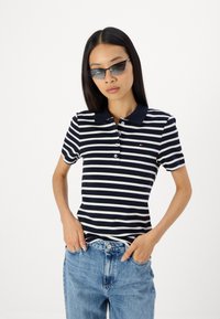 Tommy Hilfiger 1985 SLIM  - Pólóing - breton desert sky/ecru