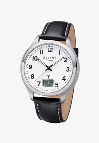 Regent 11310061, herenhorloge, trekkoord, zilver : Regent Uhren Regent 11310061, herenhorloge, trekkoord, zilver : Regent Uhren