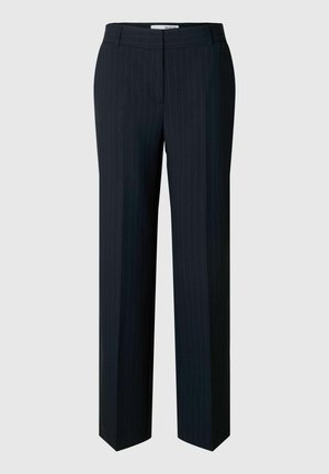Selected Femme MIT WEITEM BEIN NADELSTREIFEN - Kalhoty - dark sapphire