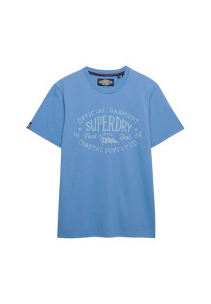 Superdry & Co, SUPERDRY LO-FI DOCKSIDE T-SHIRT.. - T-shirts print - blue yonder