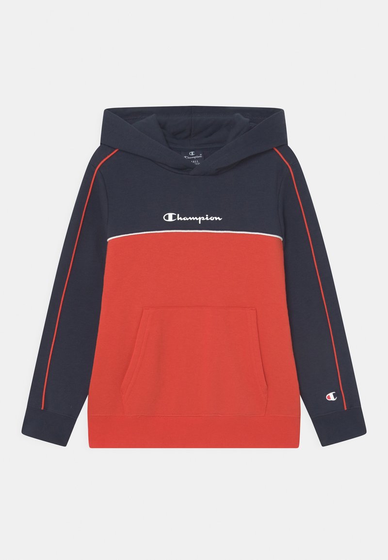 Red gray and blue champion hoodie Clearance