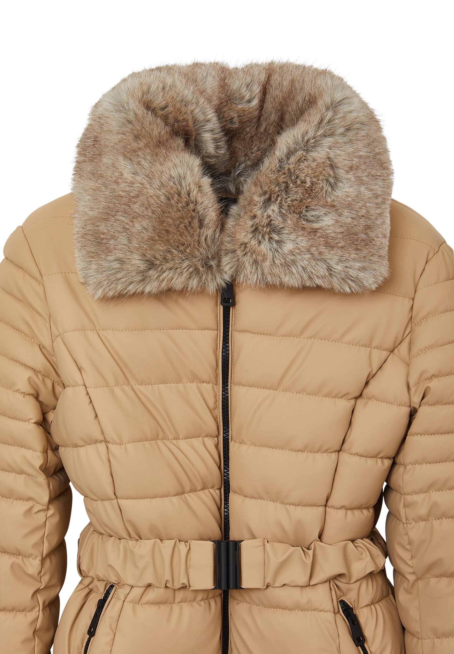 Calliope MATELASSÉE À EFFET - Winter coat - beige - Zalando