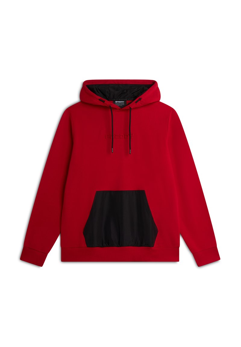 Freddy LOGO TONO - Felpa con cappuccio - rosso
