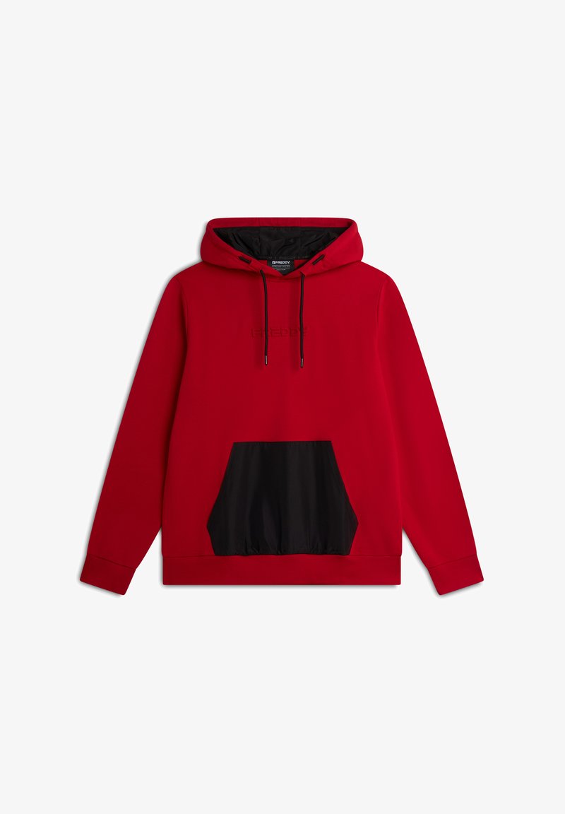 Freddy LOGO TONO - Felpa con cappuccio - rosso