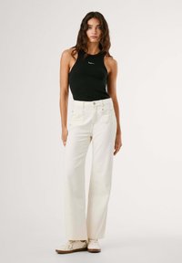 Pepe Jeans STRAIGHT UHW LEXA  - Jeans a sigaretta - white