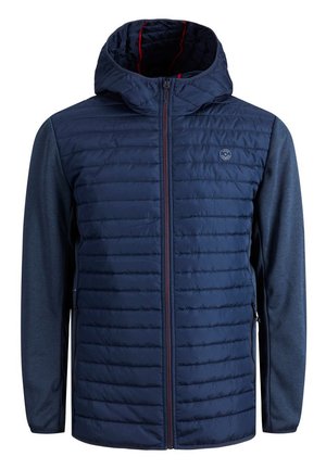 Jack & Jones JJEMULTI QUILTED JACKET - Kerge jope - ark blue/dark blue