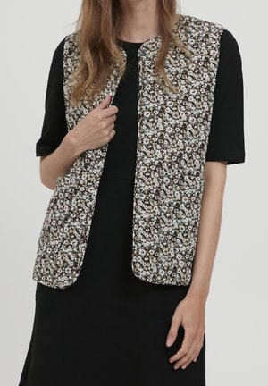 Vest - mottled beige
