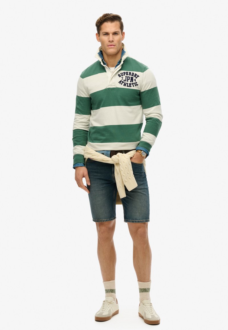 Superdry Co VINTAGE ATHLETIC RUGBY Maglietta a manica lunga