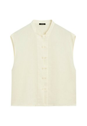 Massimo Dutti, Hemdbluse - light yellow