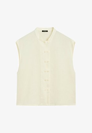 Massimo Dutti, Košilová halenka - light yellow