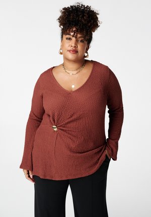 NOT TRANSLATED - Blouse - mid brown