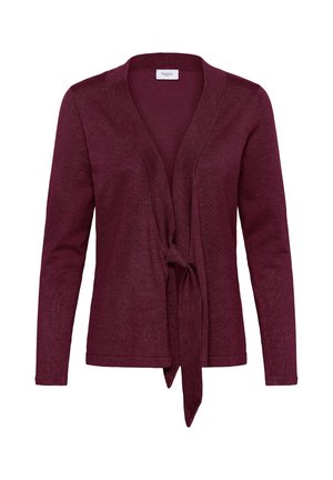 Saint Tropez, MILASZ TIE CARDIGAN - Gilet - zinfandel melange
