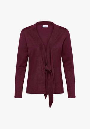 Saint Tropez, MILASZ TIE CARDIGAN - Strickjacke - zinfandel melange
