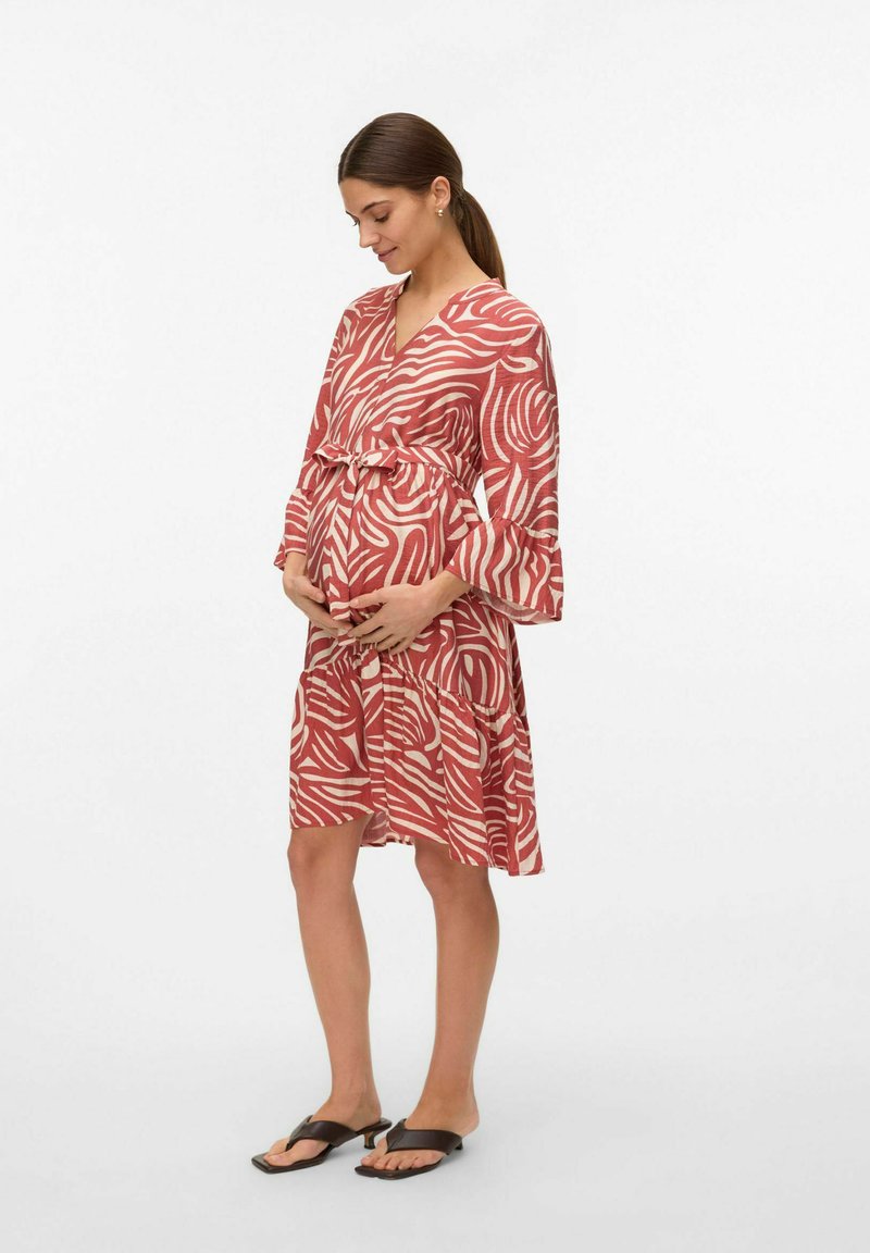 Vero Moda Kasdienė suknelė - marsala