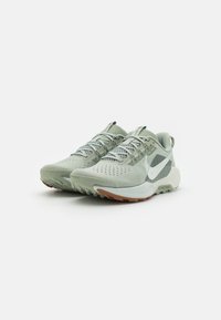 Nike Performance REACTX PEGASUS 5 - Løbesko trail - jade horizon/light silver/sea glass/med brown