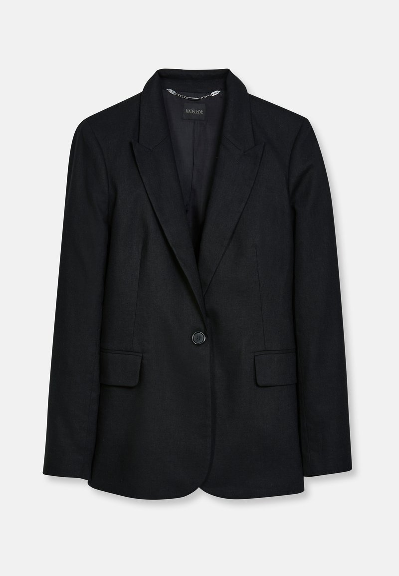 Damen Leichte Jacken | MADELEINE SCHLANKER IN HOCHWERTIGER MISCH Blazer schwarz/schwarz meliert - QQ31585 Damen Leichte Jacken | MADELEINE SCHLANKER IN HOCHWERTIGER MISCH Blazer schwarz/schwarz meliert - QQ31585