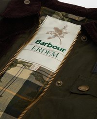 Barbour BARBOUR X ERDEM CONSTANCE WAX JACKET - Nyári dzseki - archive olive/ancient black floral